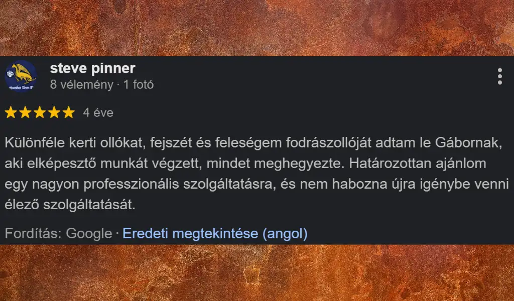 Értékelés – Steve Pinner (yoursharpener.com)