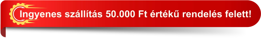 akcióra felhívó szöveges kép - 50.000 ft értékű rendelés felett ingyenes szállítás